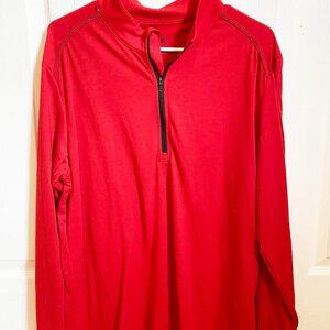 Men's Adidas Long Sleeve Red Shirt, Size Med